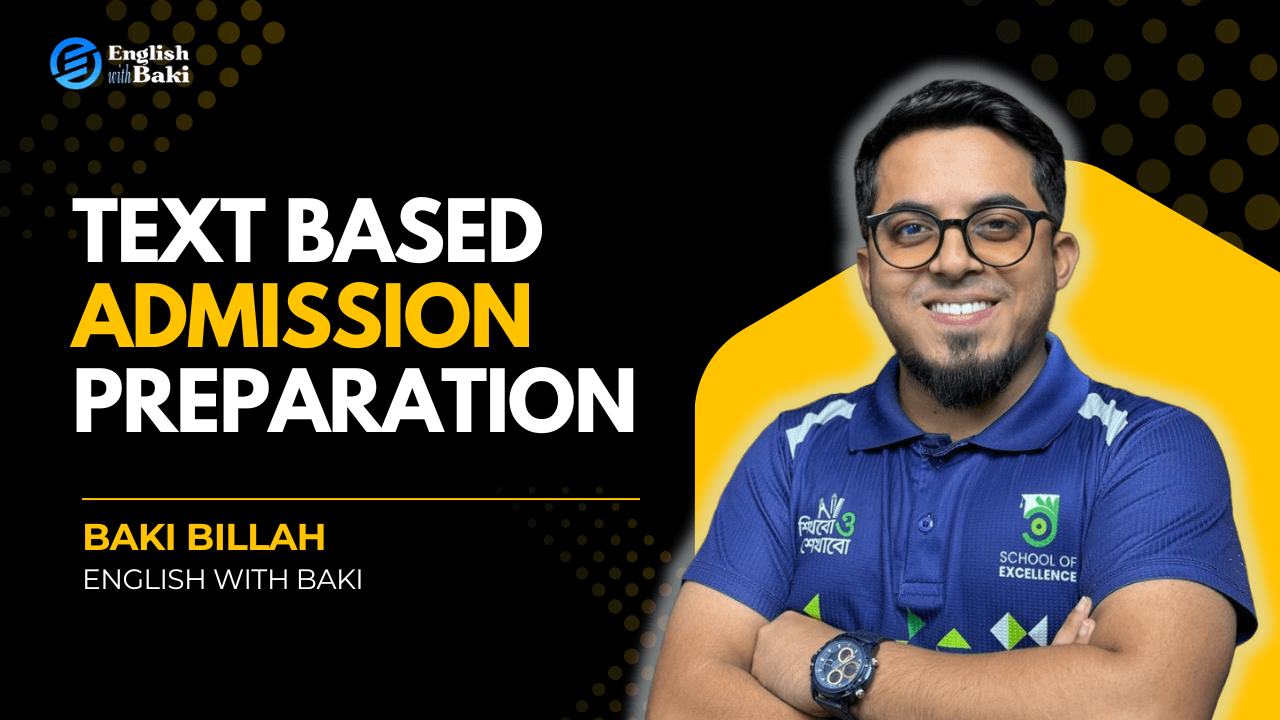 Text Based Admission Preparation